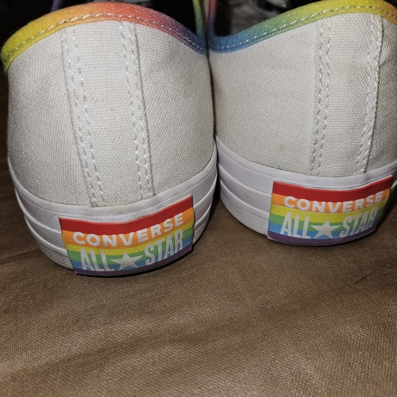 Converse Chuck Taylor All Star Pride Rainbow Shoes Size 11.5 men 13.5 women - Picture 7 of 9